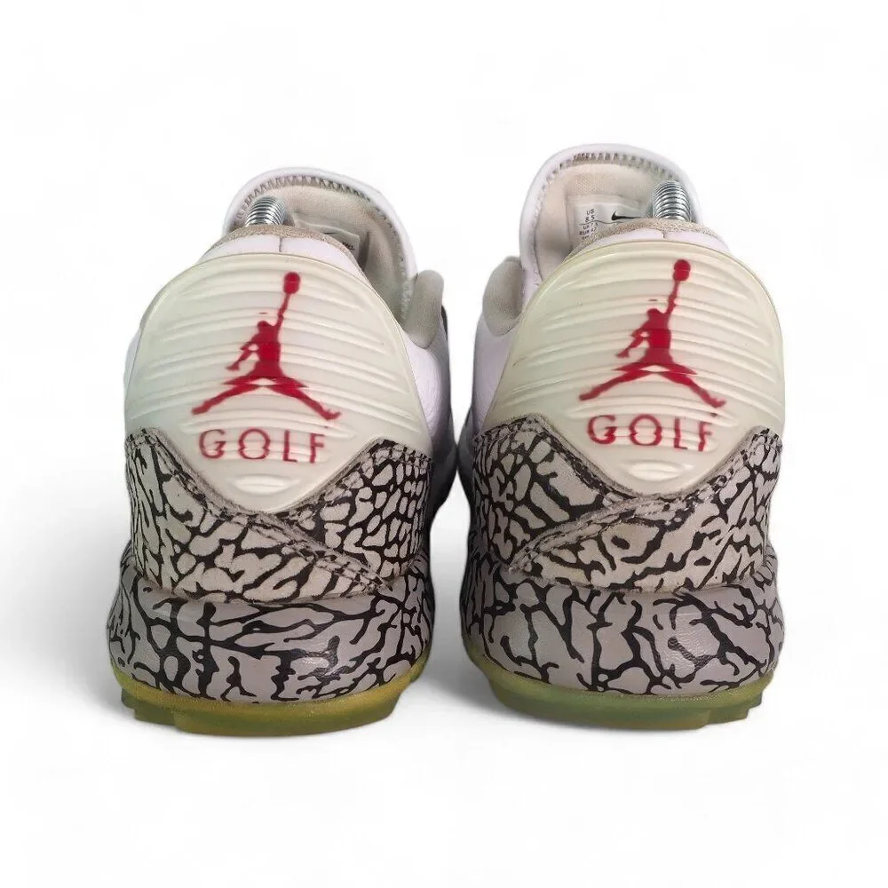 Jordan ADG 'White‎ Cement' Spikeless Golf Shoes AR7995-100 Men's 8.5